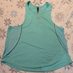 Adidas Aqua Blue Tank Top